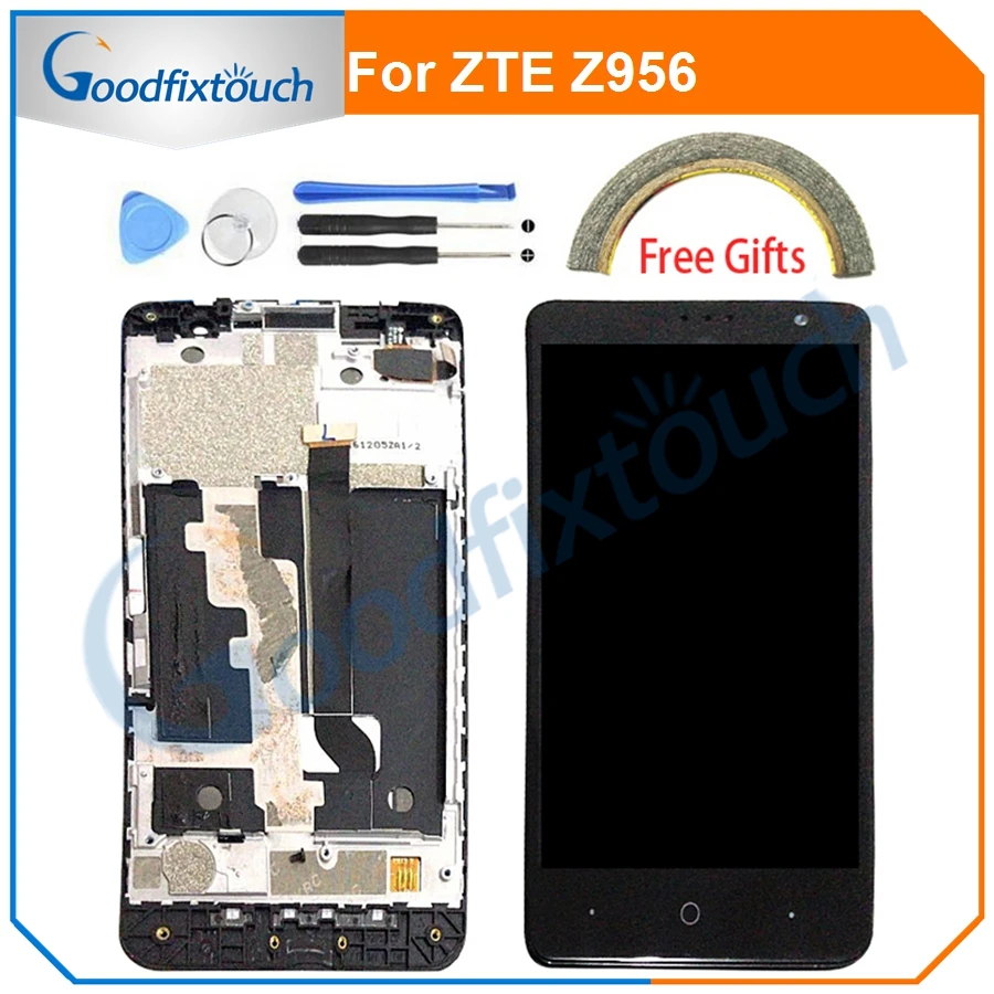ЖК-экран для ZTE Grand X4 Z956 ЖК-дисплей экран с дигитайзером в сборе рамкой запасные