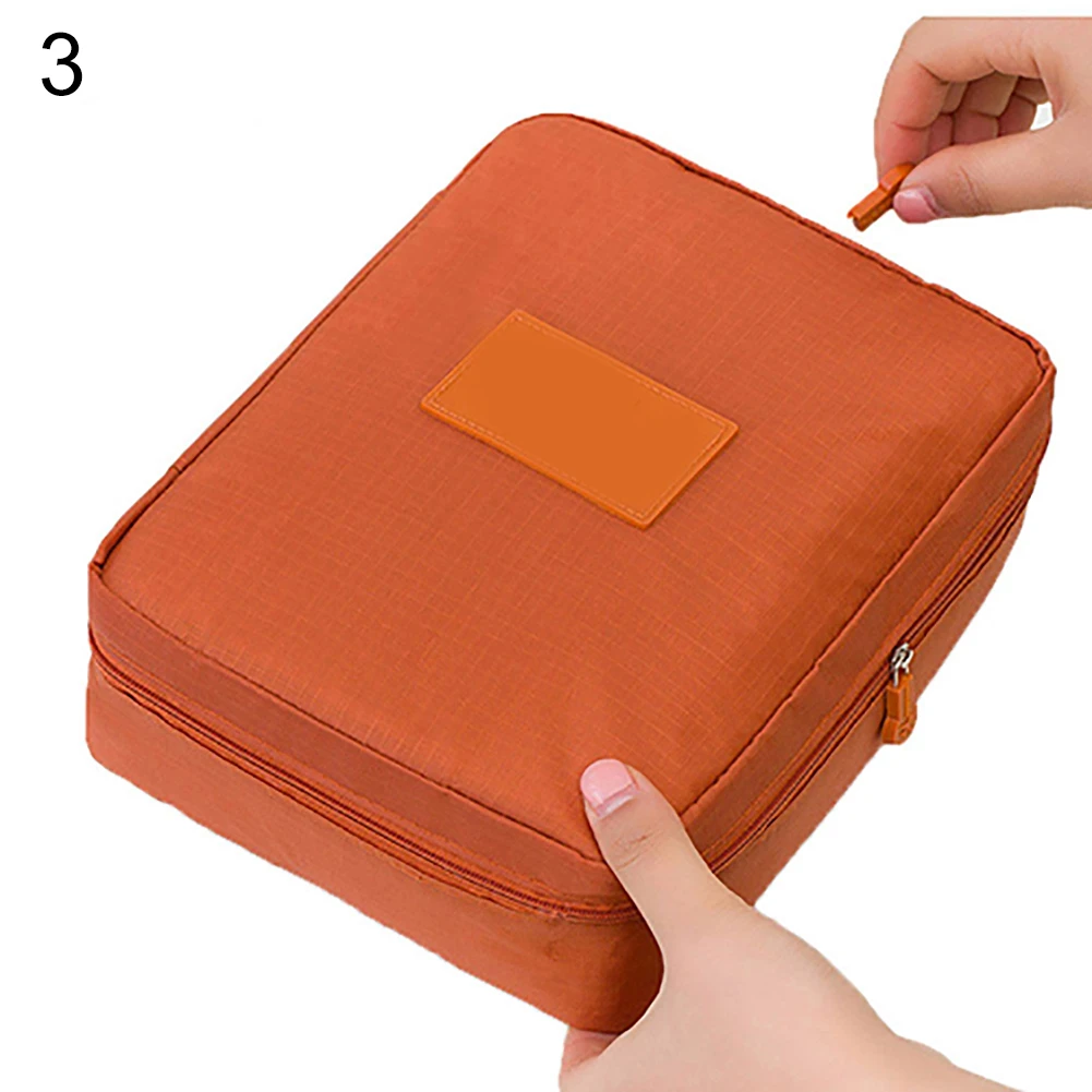 Multifunctional Cosmetic Toiletries Storage Bag Travel Makeup Organizer Pouch (3)