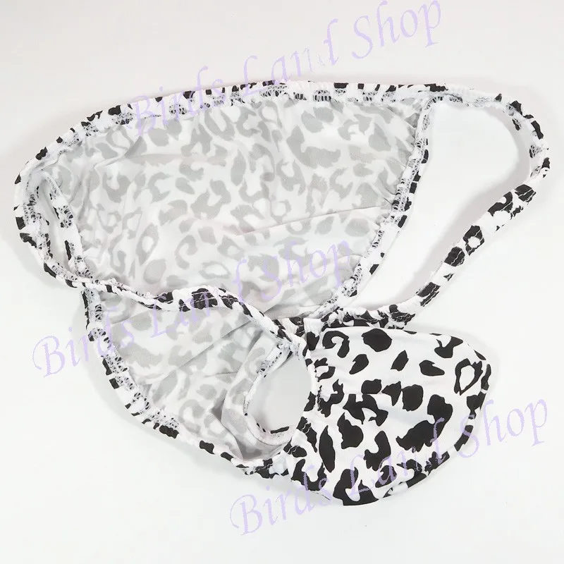Мужское сексуальное нижнее белье Stirng Bikini Bulge Pouch zebra с леопардовым принтом G7034|mens
