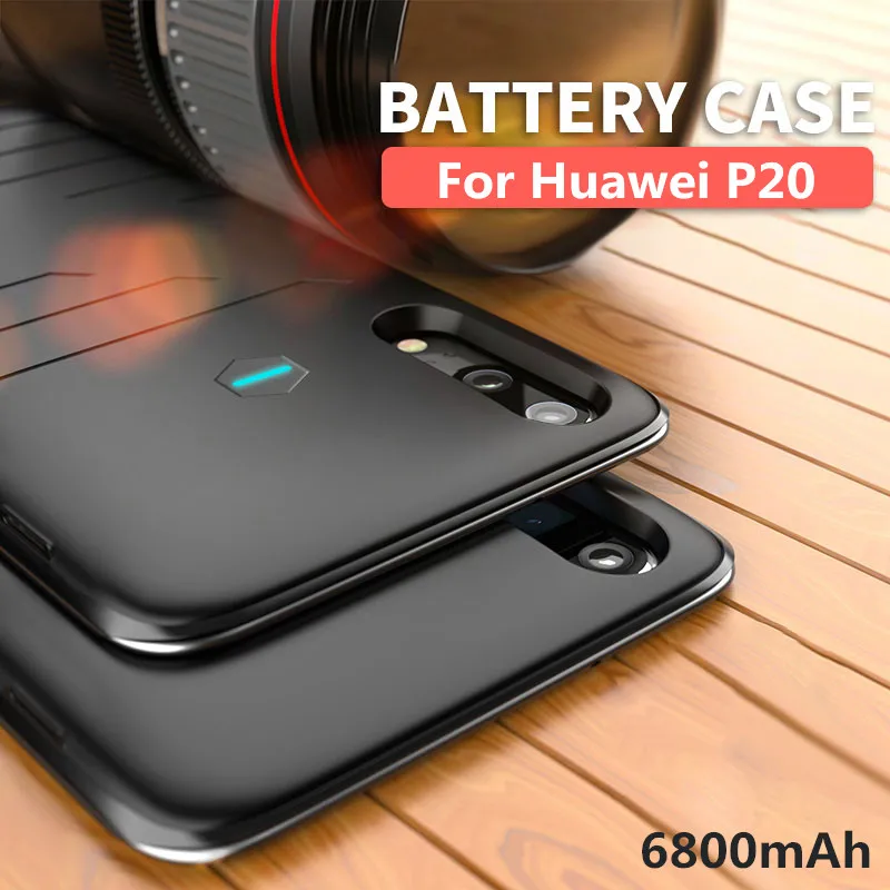 6800 mAh Высокое качество быстрое зарядное устройство чехол для телефона для huawei P20 ультра тонкий Мощность Bank чехол для huawei P 20 Батарея случае