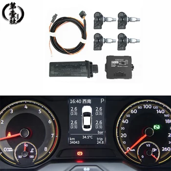 

Car Tire Pressure Monitoring TPMS System For VW Golf 7 Passat B8 MQB Tiguan 2017 2.0 Wheels Tires Tire Pressure Alarm