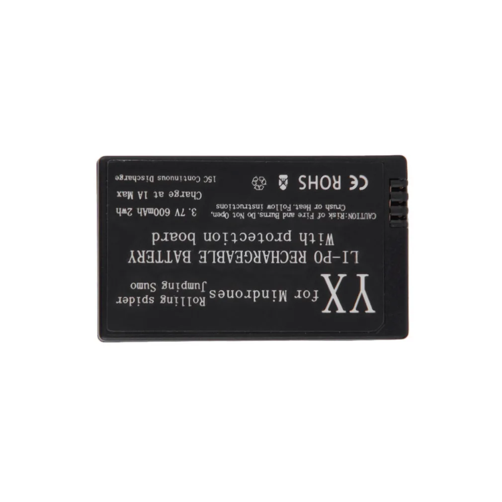 

3.7v 600mAh Li-po Battery w/Circuit Protective IC for Parrot MiniDrones Jumping Sumo, Parrot Mini Drone Rolling Spider Upgrade