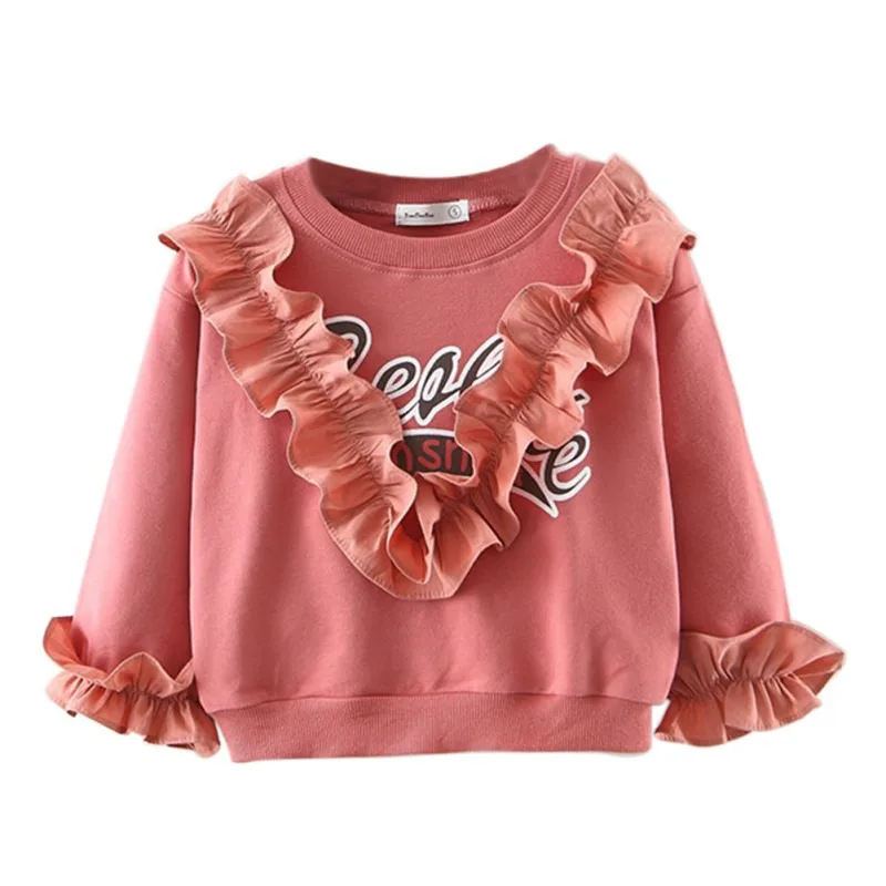 

Children Kid's Clothing Girls Coat Jackets Spring Beautiful Floral Fashion Hoodie Long Sleeve Outerwear Clothes