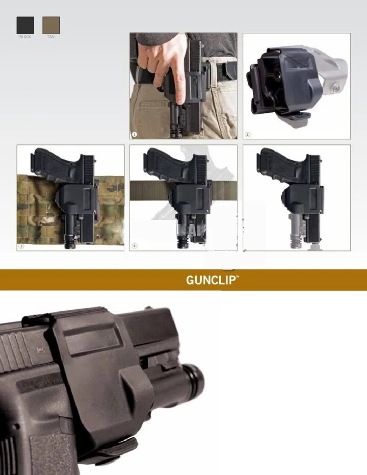CP style models holster For GLOCK 17192223 Tactical Airsoft Paintball Hunting Shooting Roto Right-Handed Gun Clip Holster (5)