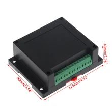 115 х 90 х 40 мм plc Управление коробка Пластик В виде ракушки электронный проект Чехол DIY с клеммной колодкой
