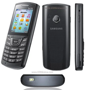 Оригинальный разблокированный телефон Samsung E2152 2 0 дюймов 0.3MP FM радио Bluetooth 1000 мАч