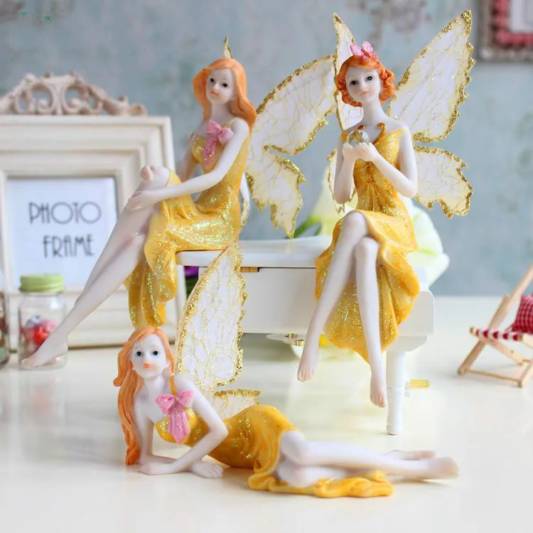 Por Fairy Tv Lots From China 8pcs Set Dora A Dream Resin Anesefigurines Craft Home Desktop Cartoon Decor Fairy Garden Gnome