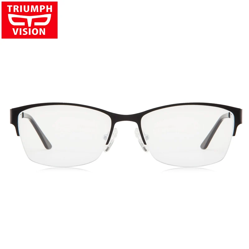 Очки TRIUMPH VISION с полуободковой тонкой оправой женские ультралегкие Рецептурные