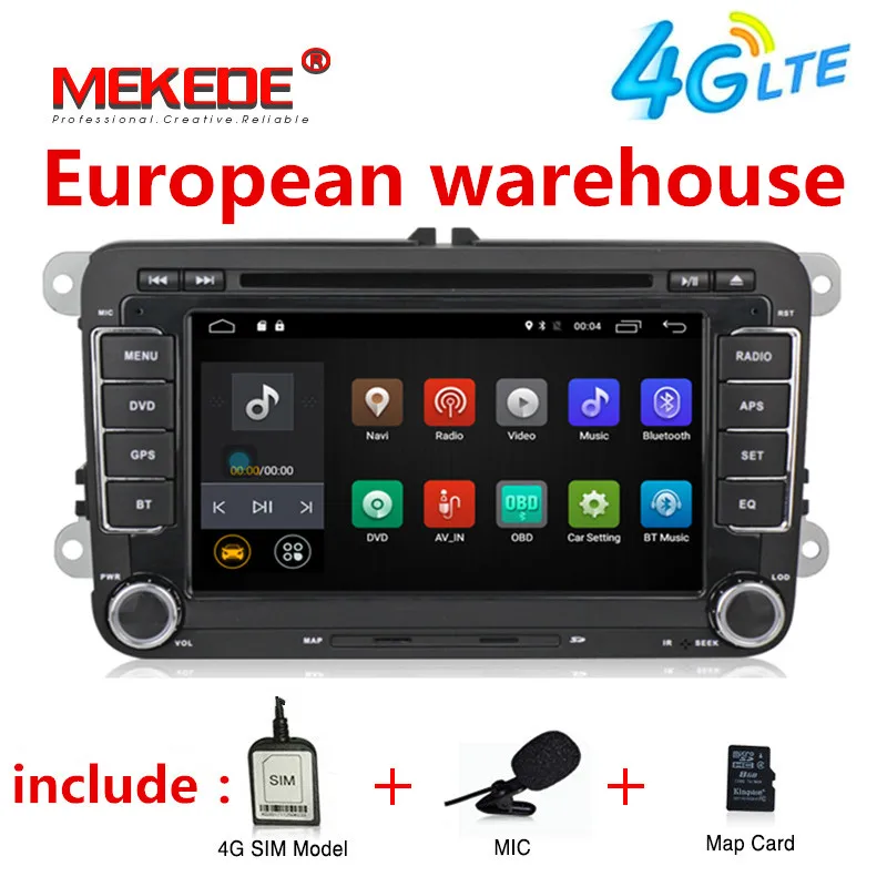 

Android7.1 4G WIFI Car radio multimedia for VW Volkswagen SKODA GOLF 5 Golf 6 POLO PASSAT B5 B6 JETTA TIGUAN GPS Navi RDS player