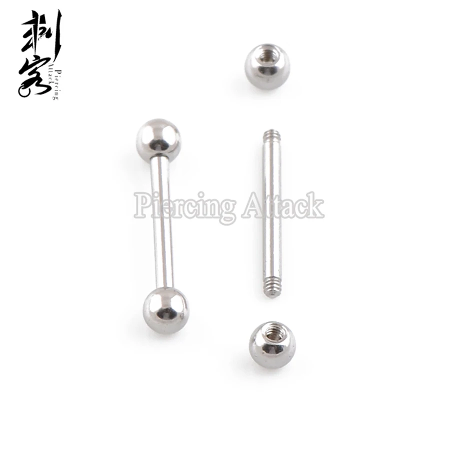 

Body Jewelry 16 Gauge Surgical Steel Tongue Barbell Micro Barbell
