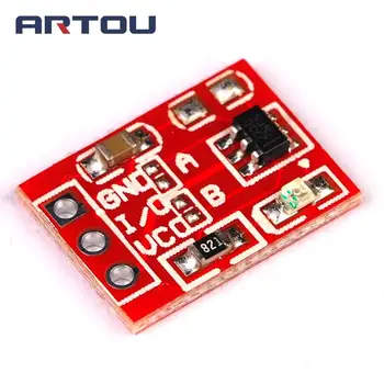 

50Pcs TTP223 Touch Key Switch Module Touching Button Self-Locking/No-Locking Capacitive Switches Single Channel Reconstruction