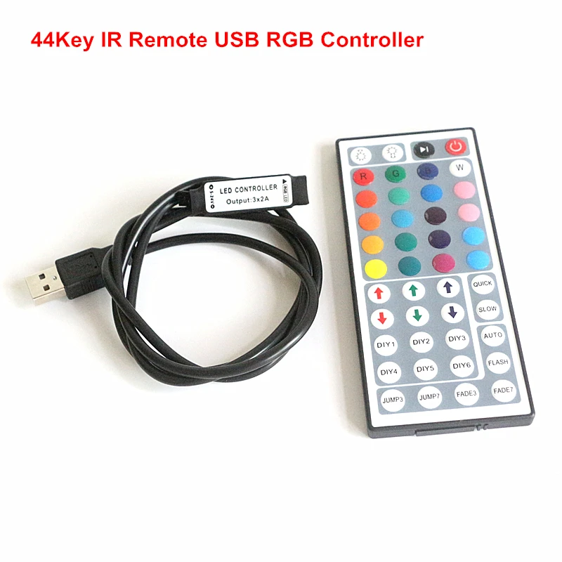 5 В USB RGB светодиодный контроллер Диммер RF беспроводной мини пульт дистанционного управления для 3528 5050 WS2812B RGB светодиодный ленточный светильник 5-24 В