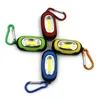 Llegada de un nuevo portátil Mini llavero linterna 3 modos LED COB LED lámpara linterna de luz Multicolor Mini antorcha con botón de la batería ► Foto 2/6