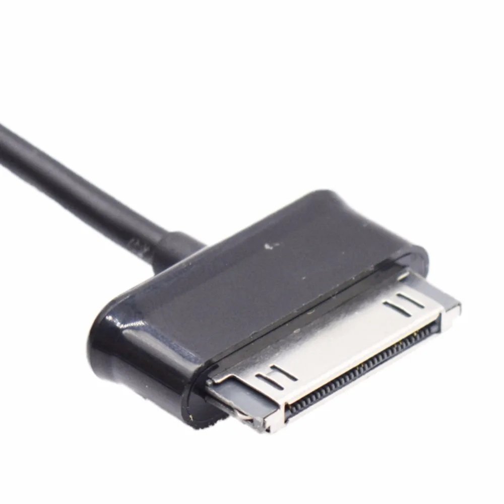 1 м USB зарядное устройство кабель для передачи данных зарядный шнур 1 м черный для samsung galaxy P1000 P3100 P3110 P5100 P5110 P6800 P7300 планшет