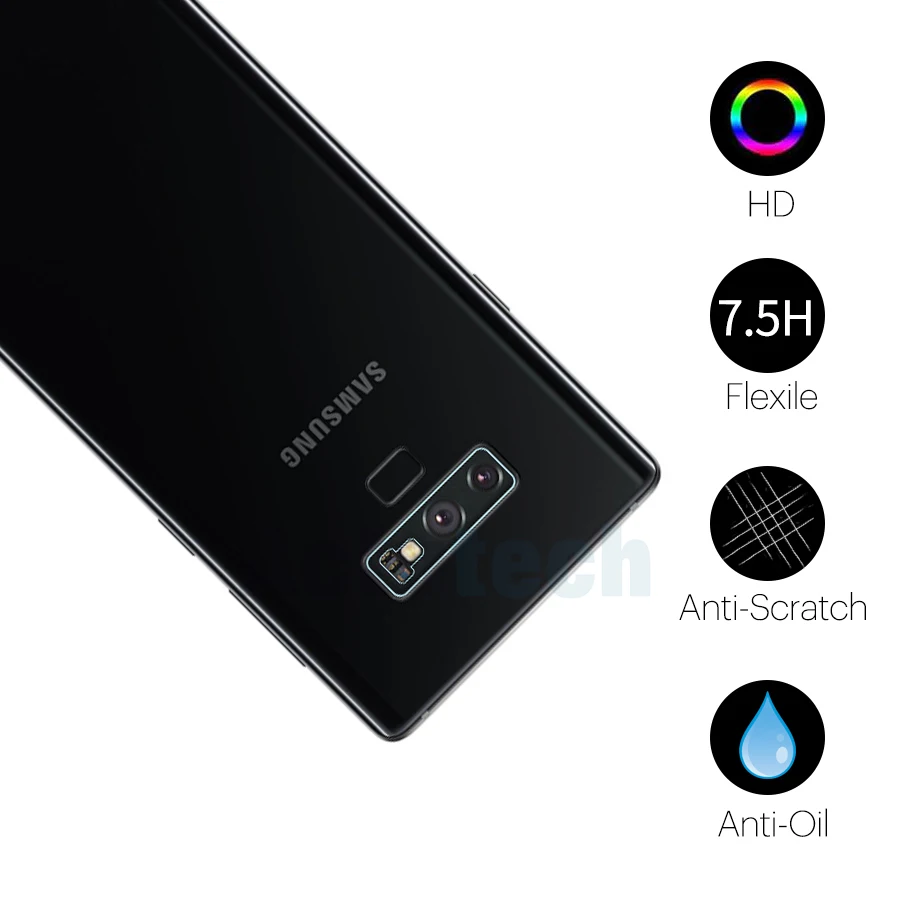Прозрачная защитная пленка для задней камеры с полным покрытием из закаленного стекла для samsung Galaxy Note 9 8 S8 S9 S10 Plus