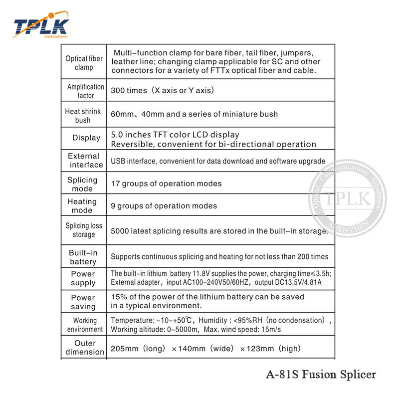 Лучшая цена A-81S полностью автоматическая оптоволоконной orange и зеленый FTTH волоконно-оптические сварочные Сращивание машина высокого качества