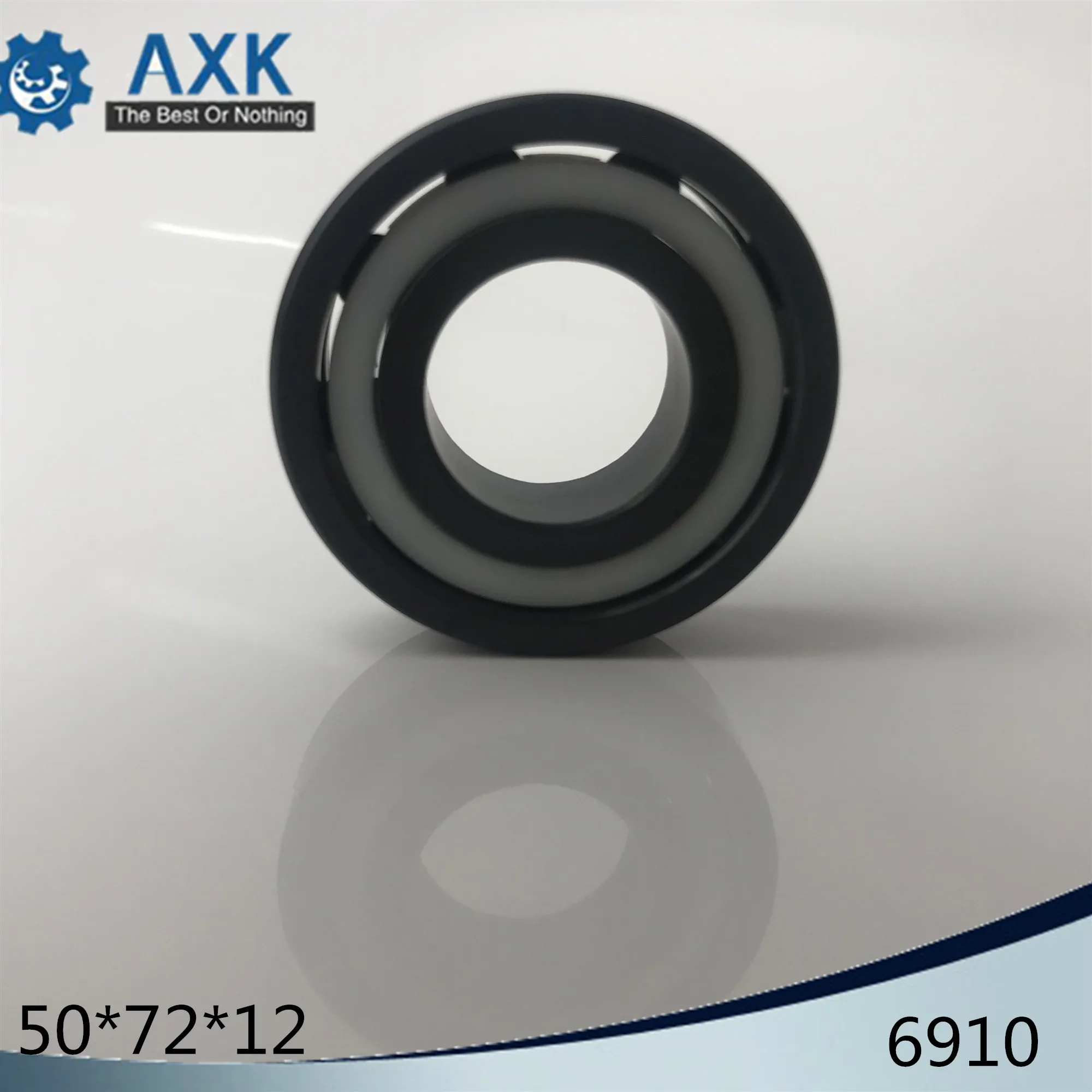 6910 Full Ceramic Bearing ( 1 PC ) 50*72*12 mm Si3N4 Material 6910CE All Silicon Nitride Ceramic 6910 Ball Bearings