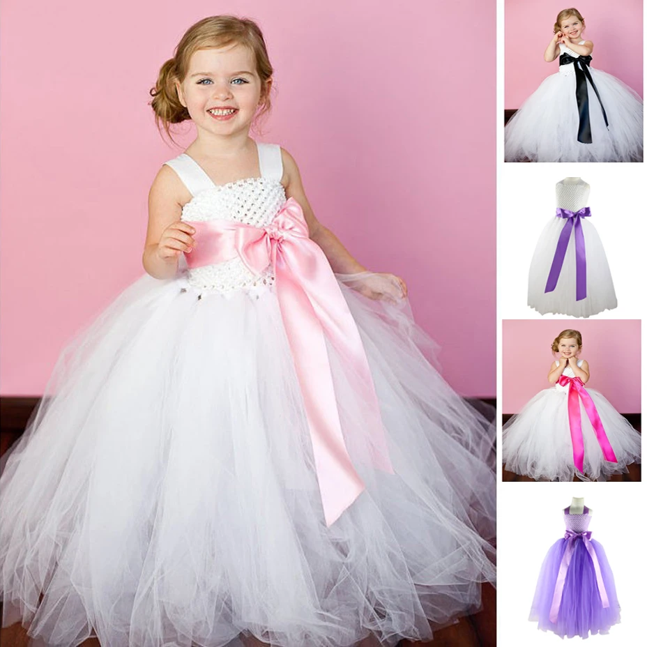 

Kids Hot Sale Handmade 1-7t Girl Tutu For Birthday/photo/wedding/party/festival/wedding, Flower Dress Birthday Party