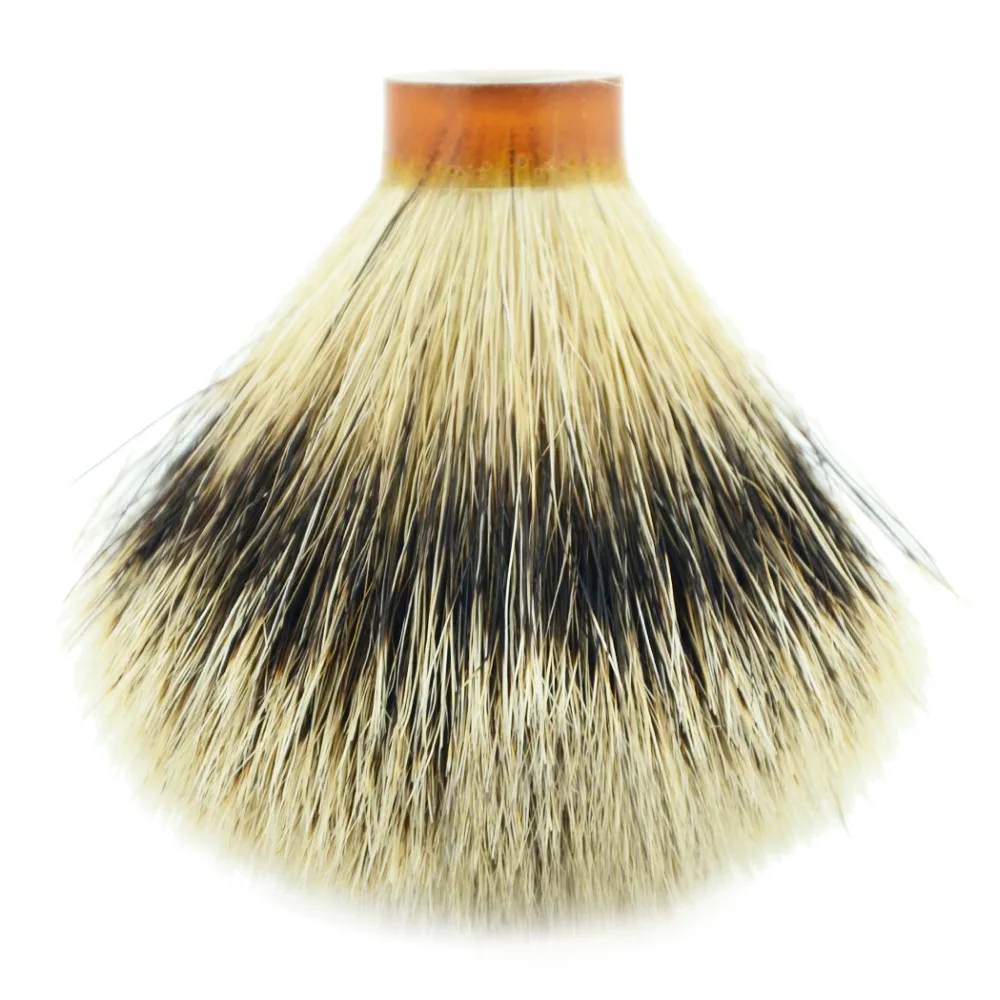 ZY 18*60mm Knot Silver Tip Badger Hair Shaving Brush Head Men Shave
