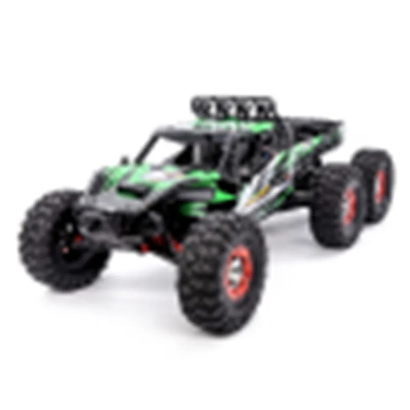 Feiyue FY06 1:12 RC автомобиль 2,4 ГГц 6WD 60 км/ч внедорожный внедорожник для пустыни RTR светодиодный свет Радиоуправляемый автомобиль игрушка высокая скорость открытый игрушки подарки - Цвет: green