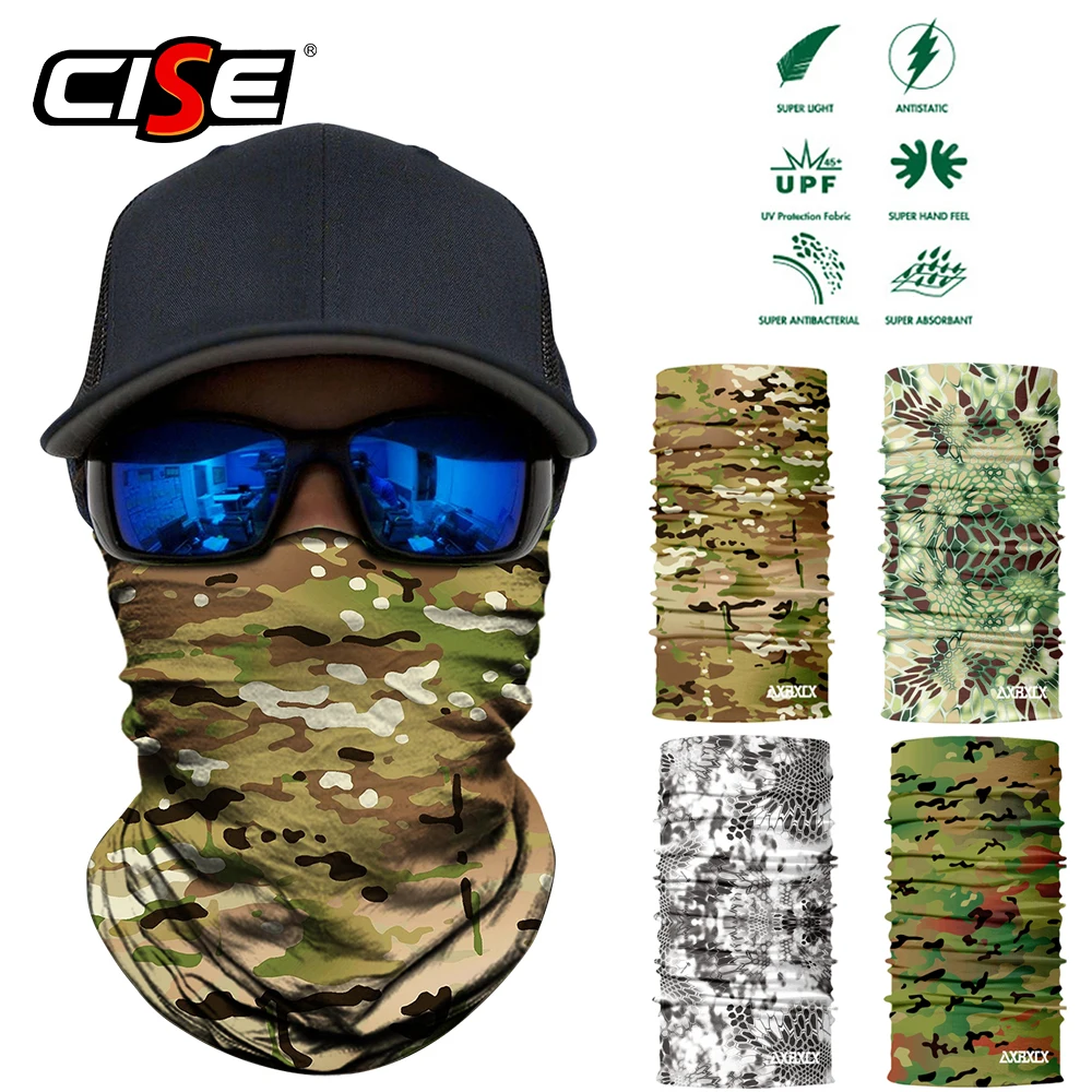 

Seamless Magic Balaclava Face Mask 3D Camouflage Multicam Motorcycle Skiing Riding Scarf Neck Shield Anti-UV Sun Warmer Headgear
