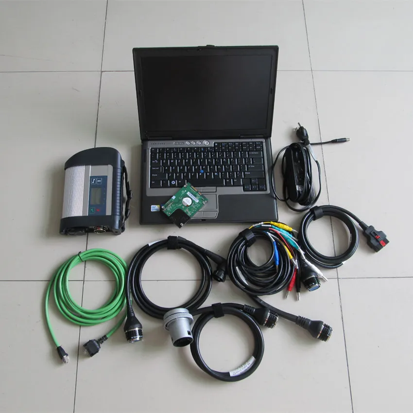 Mb Star c4 Sd Подключение к ноутбуку Dell d630 2021 09 новейшее программное обеспечение 320 Гб