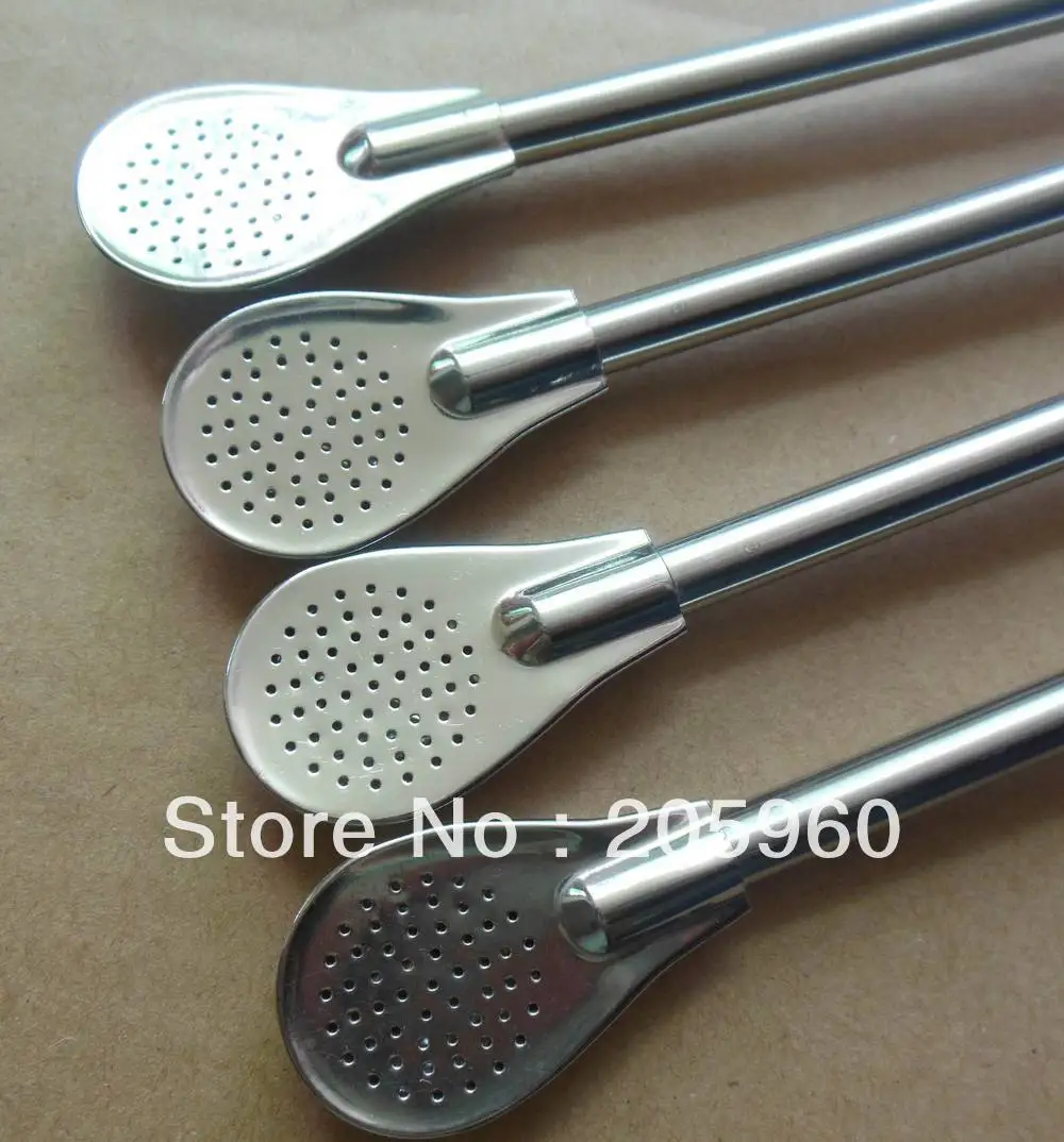 Free Shipping wholesale stainless steel Bombilla straws Yerba mate