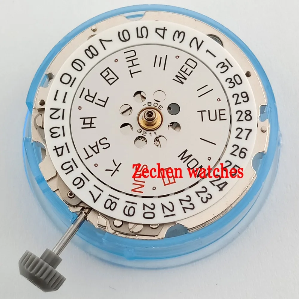 

watch movment fit parnis watch Miyota 8205 Date Day Double calendar Automatic Mechanical Movement Replacement