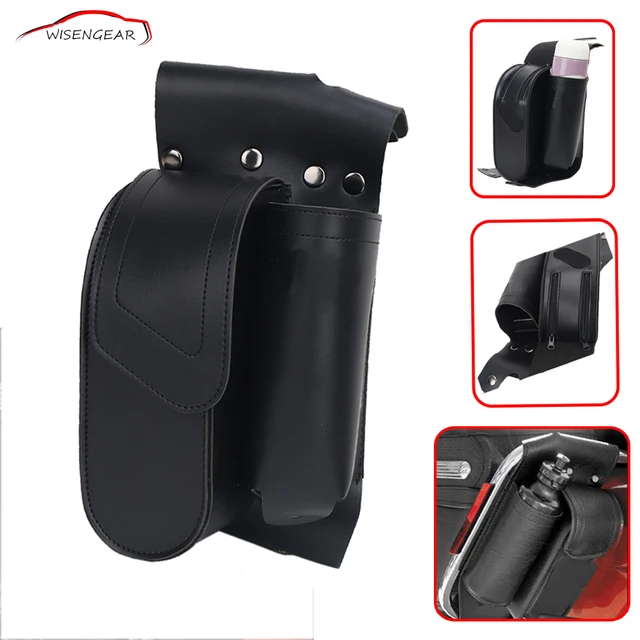 Motorcycle Side Bags Saddlebag Guard Bicycle Leather Saddle Bag With