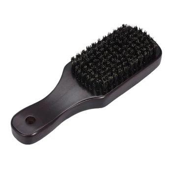 

Men's Solid Wood Handle Beard Brush Facial Hair Shaving Brush Comb Mustache Shaving Brush Male Face Massage Cleaning Tool