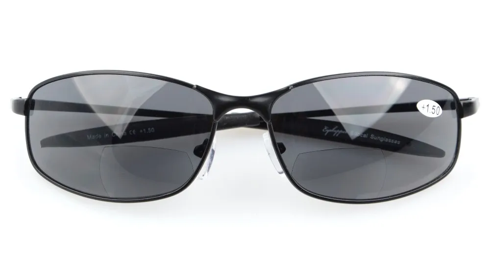 S15005 бифокальный окуляр металлическая оправа открытый бифокальные Солнцезащитные очки+ 1,0/+ 1,5/+ 2,0/+ 2,5/+ 3,0/