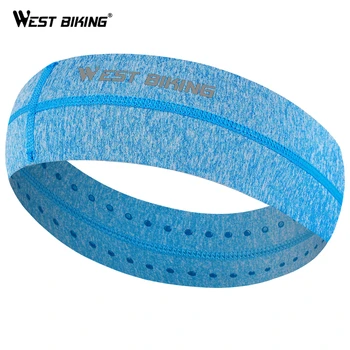 

WEST BIKING Bicycle Cycling Headwear Breathable Women Men Elastic Sweatband Sports Fitness Hair Band Anti-Slip Cycling Headbands
