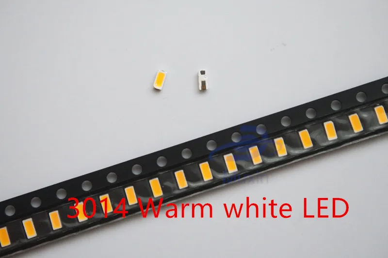 Супер яркое 3014 теплое белое освещение SMD Led Diode 50 шт./лот|lot|lot lotlot led |
