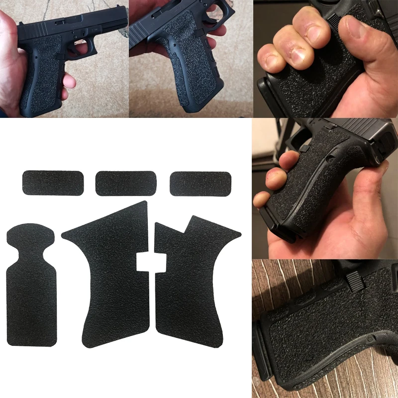 Нескользящая резиновая текстурная перчатка для Glock 17 19 20 21 22 25 26 27 33 43 кобура 9 мм