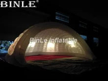 Wonderful outdoor waterproof inflatable half dome tent inflatable air dome tent structure luna tent with LED ligting Wonderful outdoor waterproof inflatable half dome tent inflatable air dome tent structure luna tent with LED ligting