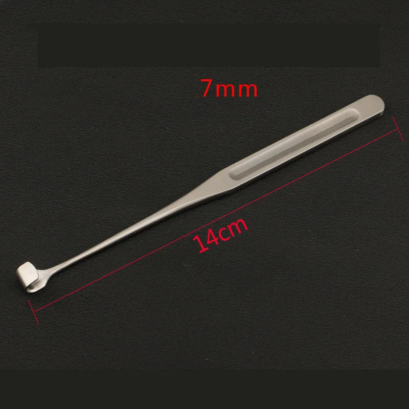 Stainless steel beauty plastic equipment fine eye bag hook eyelid pull hook type double claw double eyelid surgery tool - Цвет: K