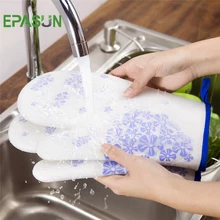 EPASUN 1 шт. перчатка для барбекю Прихватки для кухонной духовки Держатель для еды жаростойкая силиконовая барбекю Gant кухня Ovenwanten