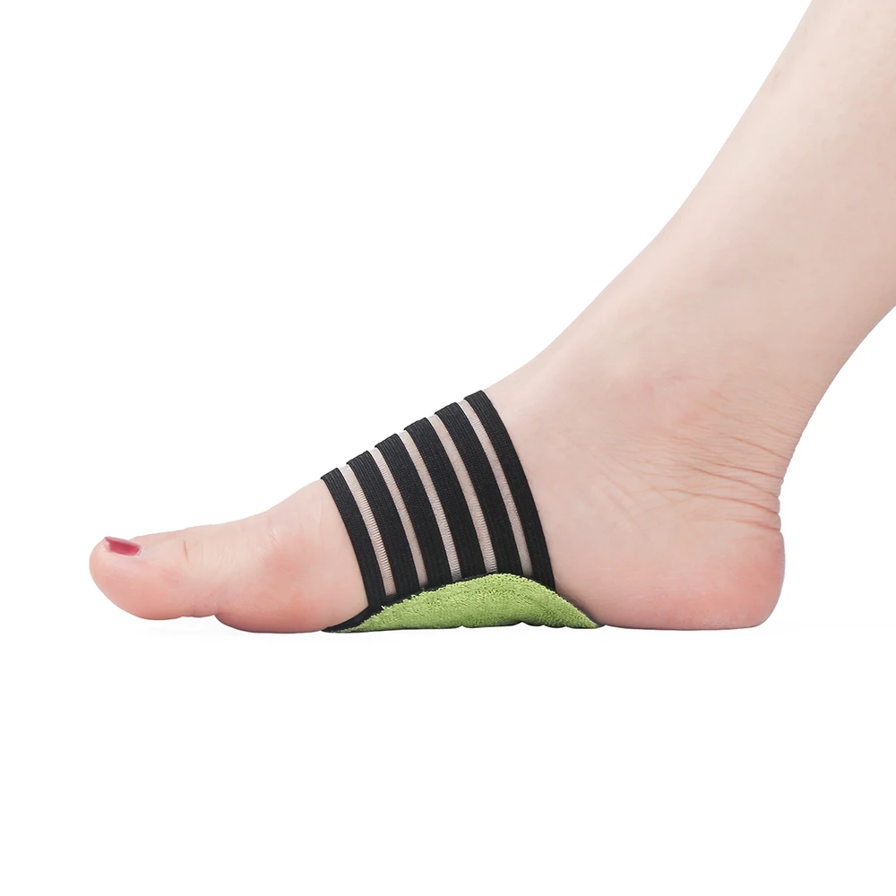 1 Pair Foot Cushioned Arch Foot Support Decrease Plantar Fasciitis Pain Correction Night Foot Care Corrector Thumb Goodnight