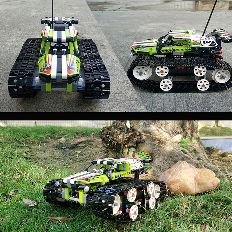 

410pcs Assemble Remote-Control Race Crawler Car Set Building Blocks Bricks Kit DIY Educational Toys for kids