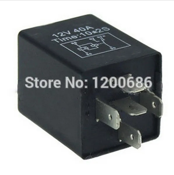 Automotive 12V 5 Pin Time Delay Relay SPDT 10 second ON delay relay 3