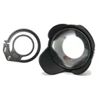 Flip adapter +Fisheye wide angle lens for Canon 550D 600D 650D 700D housing case