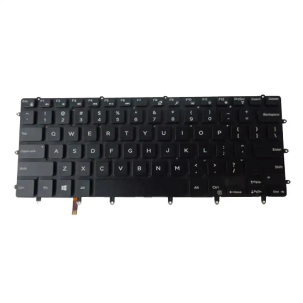 

New Replacement Laptop Computer US Keyboard with Frame for Dell XPS 15 9550/9560
