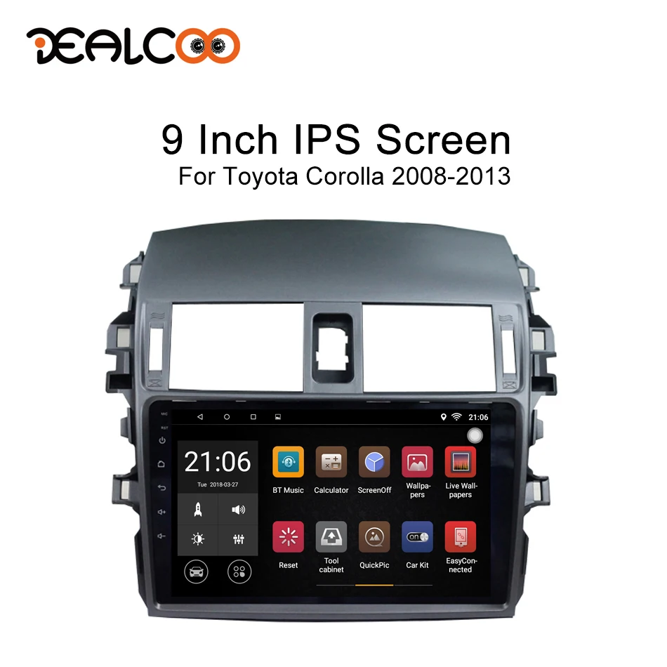 

Dealcoo 2 Din Car Radio GPS Android Autoradio 2 Din Android Car Radio 2din Android Central Multimedia for Toyota Corolla 2008-13