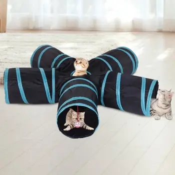 

Collapsible Cat Tunnel Toy Pet Tube for Exercise and Entertainment Kitten Hideaway Pet Toys for Cat Supplies Hot