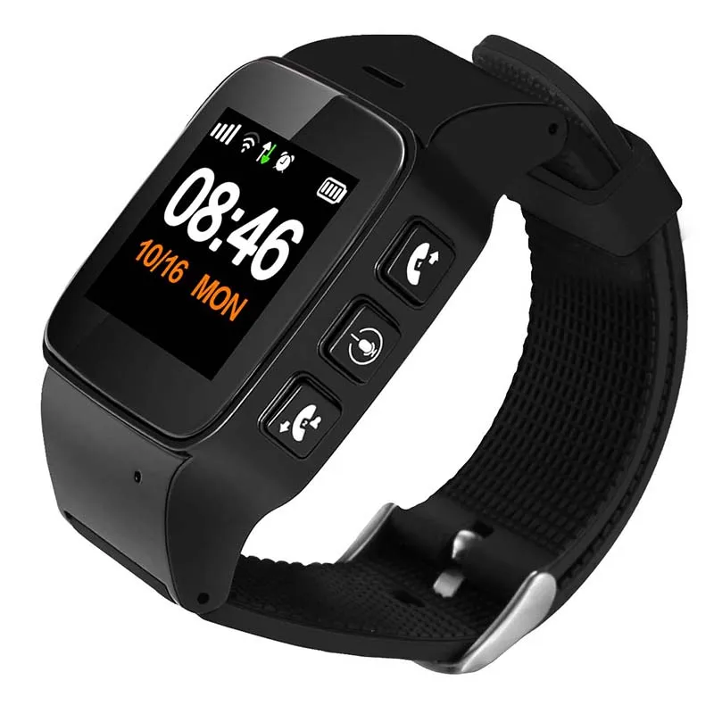 

Smart Watch Elderly Kids GPS Tracker Android for Map SOS Wristwatch GSM Wifi Safety Anti-Lost Locator Watch