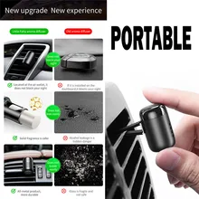 Автомобильный освежитель воздуха 1 шт. мини компактный автомобильный освежитель портативный высококачественный долговечный до 2 лет+ 5 шт. твердый аромат 0709#20