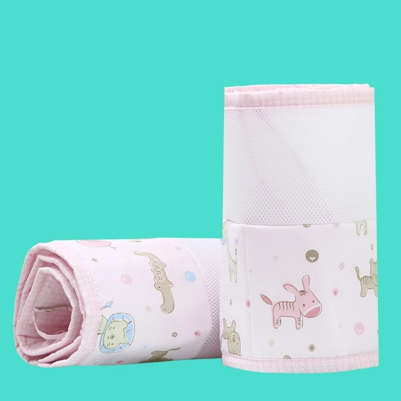 1PC Baby Crib Bumper Bed Around Baby Sleeping Protector Breathable Infant Baby Bedding Bumpers 5 Sizes Anti-collision Cot Bumper