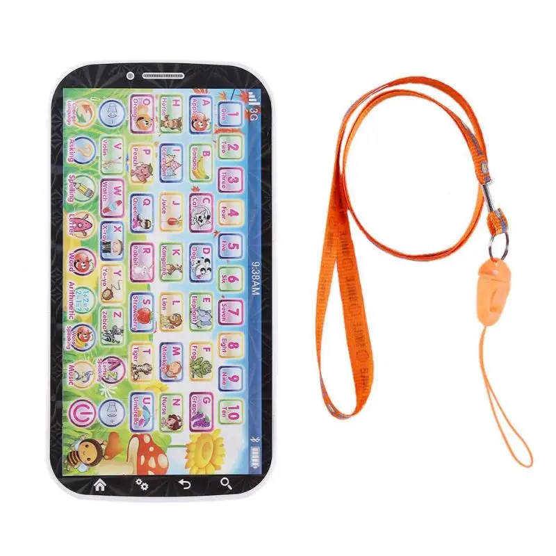 Для малышей обучающая машина Английская версия Smart брелок для мобильного электронные дети музыка моделирование мобильный телефон Образование игрушка - Цвет: Cellphone Toy