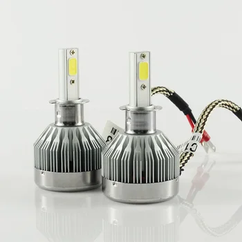 

2018 Time-limited Direct Selling 2x 60w H3 6000lm Super Power Car Headlight Single Beam Auto Headlamp Lights Cool Bulbs 6500k