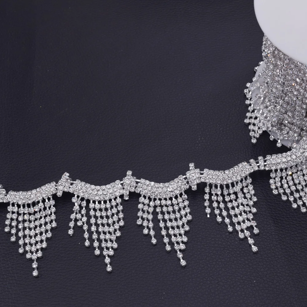 Tassel rhinestone trim HF-3294 (5)